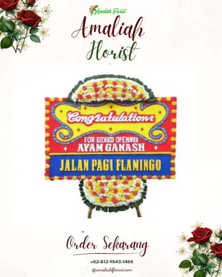 Sewa Papan Bunga Mangar